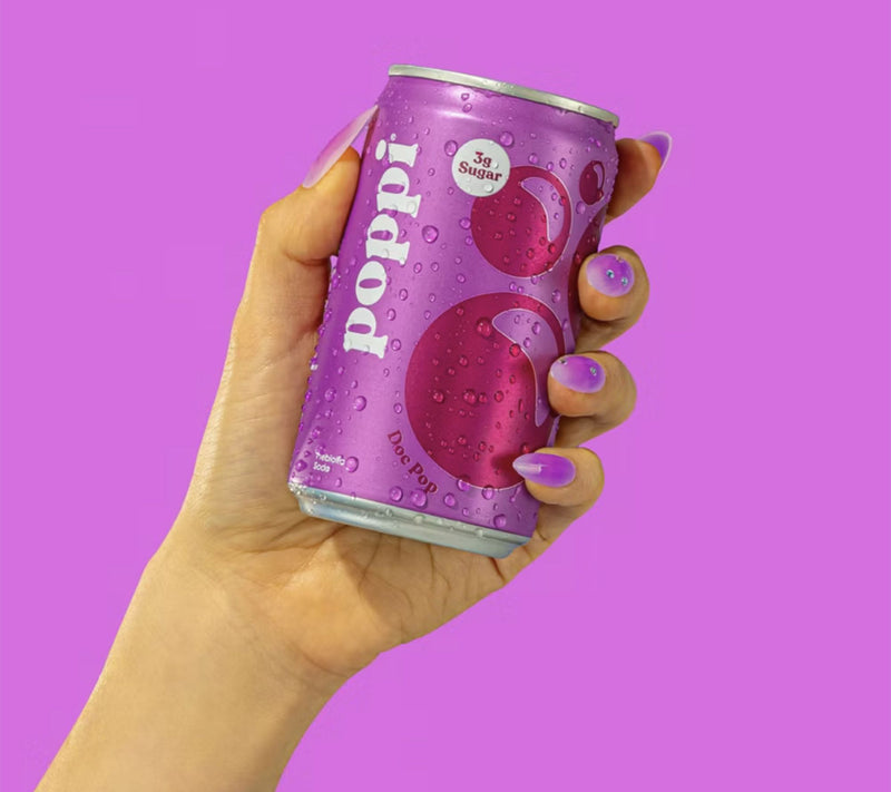 Poppi (24) 7.5 oz Mini Cans 3g Sugar Soda — View 4