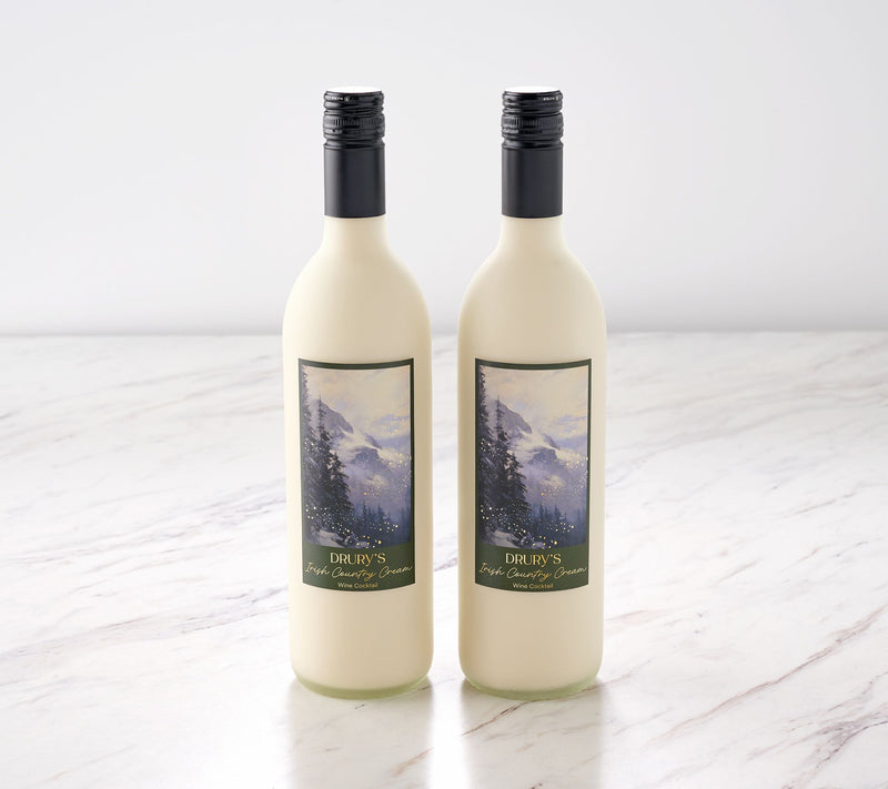 Vino Voyage Drury's Country Irish Cream (2) 750ml Bottle Set — View 2
