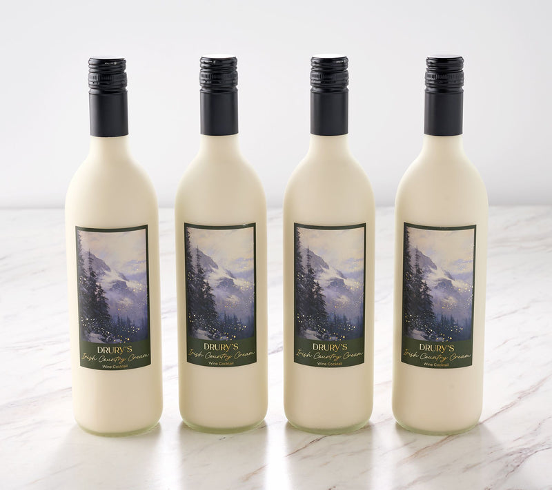 Vino Voyage Drury's COuntry Irish Cream (4) 750ml Bottle Set — View 2
