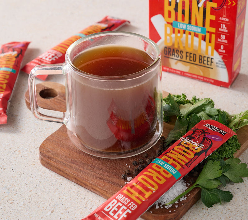 LonoLife 20 Single Serve Protein Packed Low Sodium Bone Broth — View 4