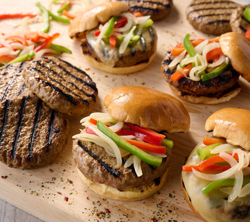 Rastelli's (20) 5.33-oz Philly Cheesesteak Burgers — Main view