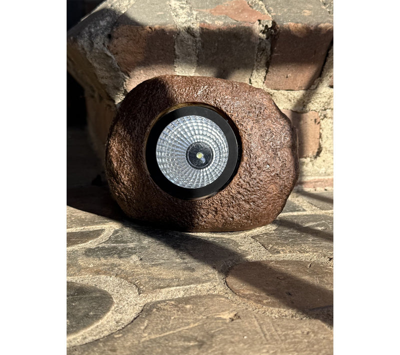 "As Is" Ultimate Innovations Set /2 Solar Garden Rock Lights — View 5