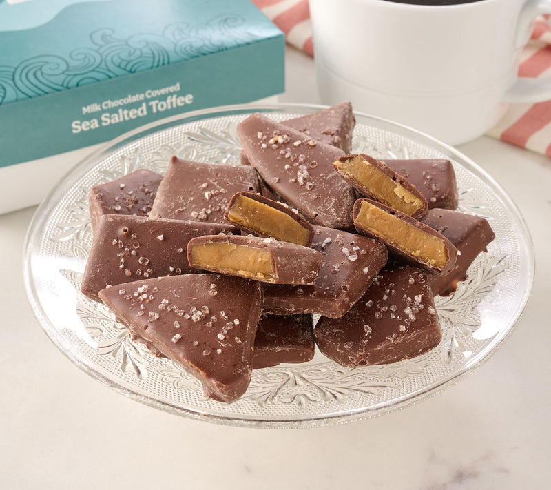 Bixby Chocolate (2) 1lb Boxes of Toffee in Milk or Dark Chocolate — View 6