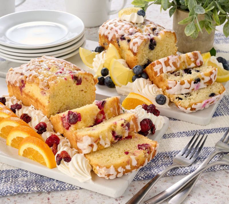 Sweet Paradise (2) 16oz Family Recipe Fruit Flavored Loaf Cakes — Main view
