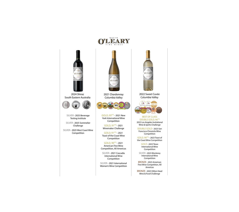 Kevin O'Leary Reserve (3) 750ml Bottle Wine Set — View 4