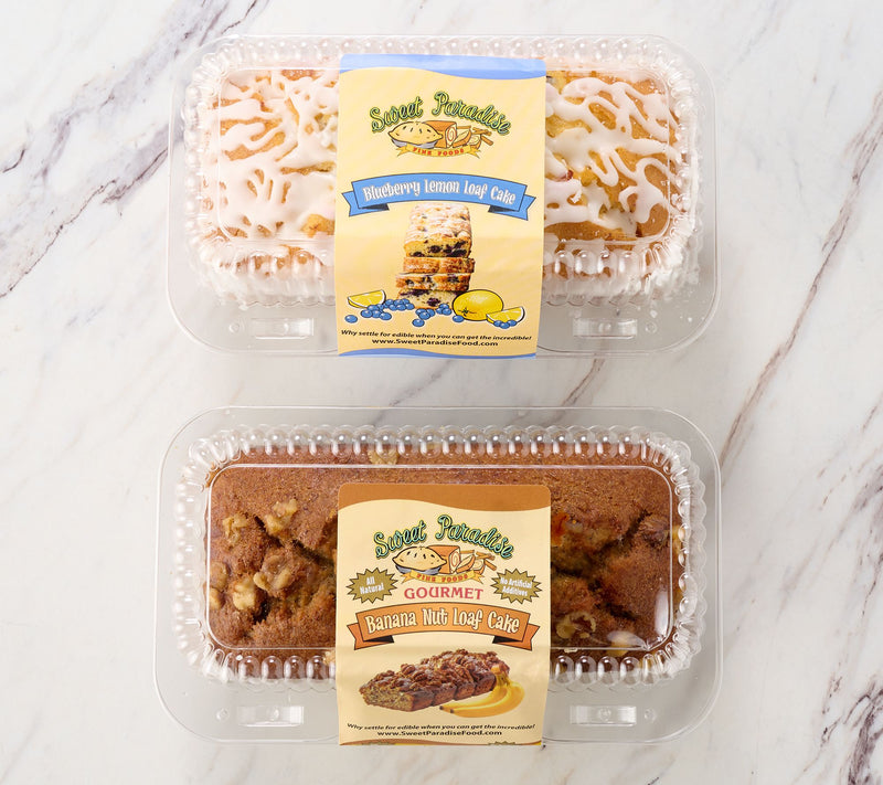 Sweet Paradise (2) 16oz Family Recipe Fruity Loaf Cakes — View 2