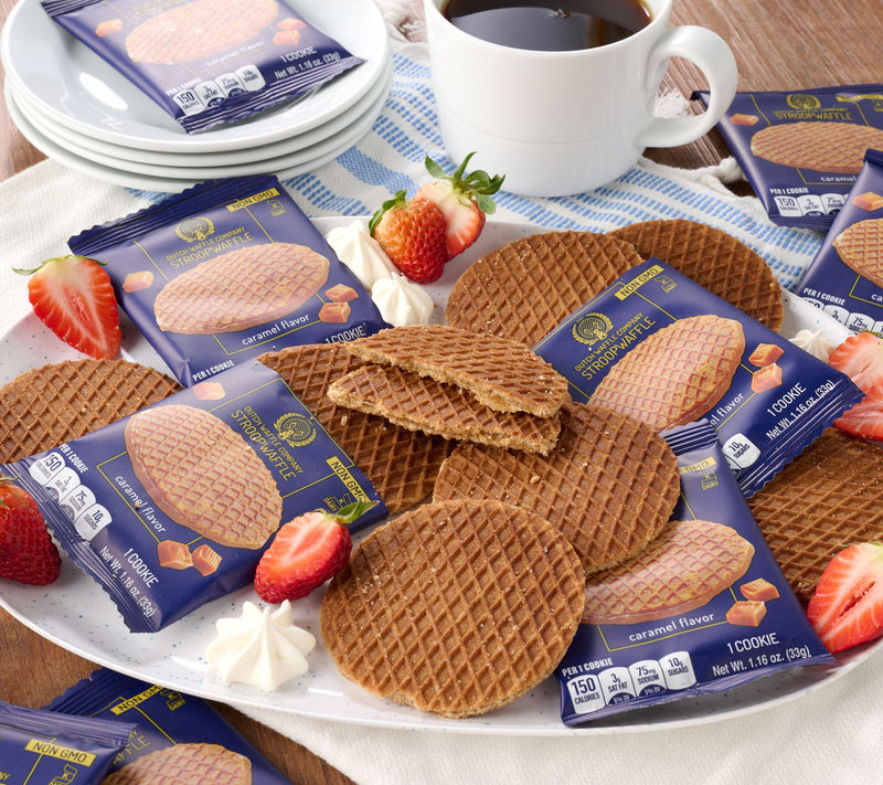 Dutch Waffle Co (24) 1.16oz Individually Wrapped Caramel Stroopwafels — Main view