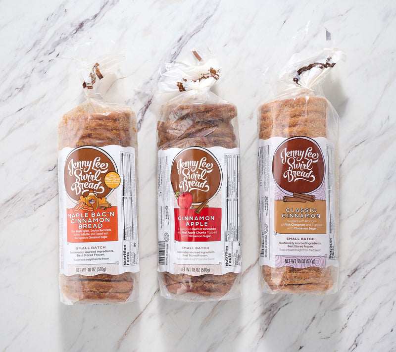 Jenny Lee (3) 18-oz. Rise & Shine Sliced Cinnamon Bread Collection — View 2