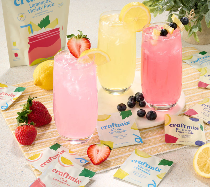 Craftmix 24ct Instant Fresh Lemonade Mixes Variety Pack — Main view