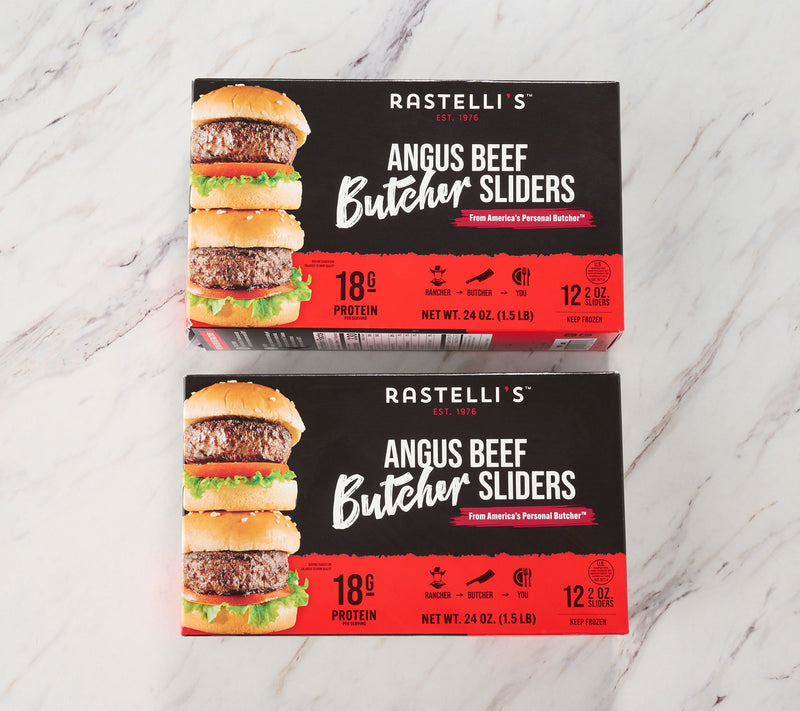 Rastelli's (24) 2 oz. Private Stock Black Angus Beef Sliders — View 2