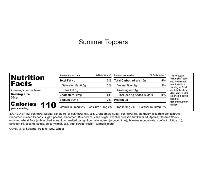 Germack (5) Mini Jars Summer Assortment Nut Mixes — View 5