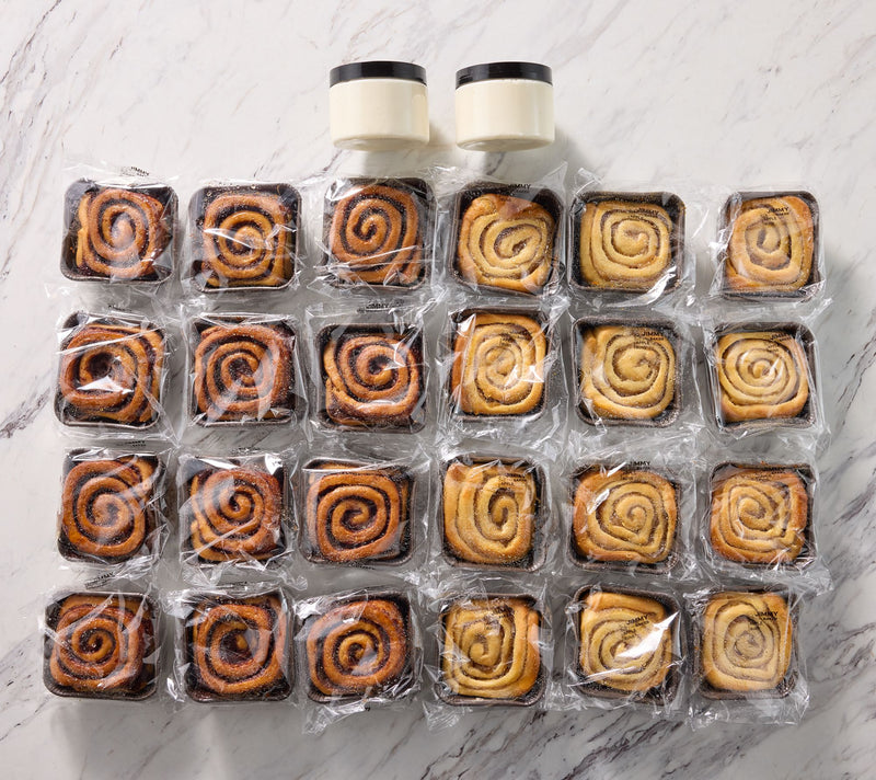 Jimmy the Baker (24) 5.63oz Cinnamon or Fruit Rolls and Icing — View 2