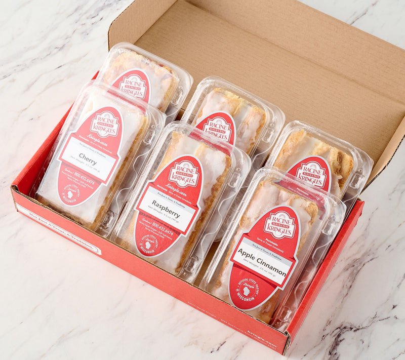 Racine (6) 3.5oz Fruit Single Serve Kringle Assortment — View 2