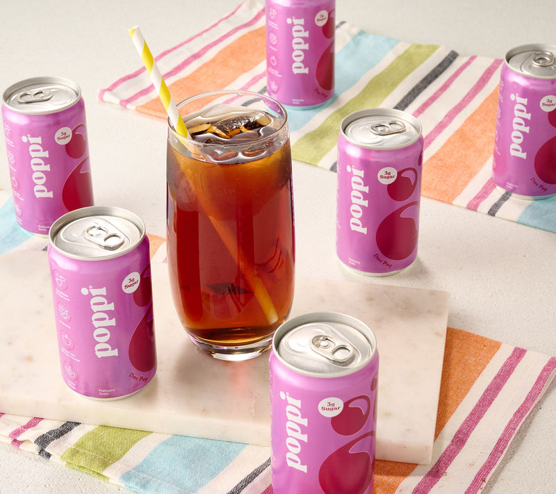 Poppi (24) 7.5-oz Mini Cans 3g Sugar Soda — View 2