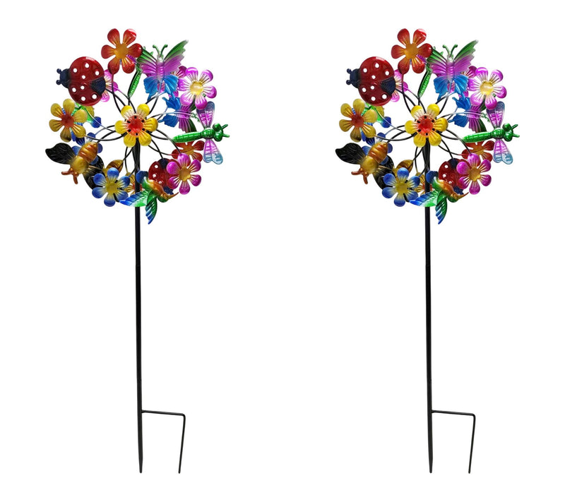 "As Is" Temp-tations Outdoors Set of 2 Mini Wind Spinners — Main view