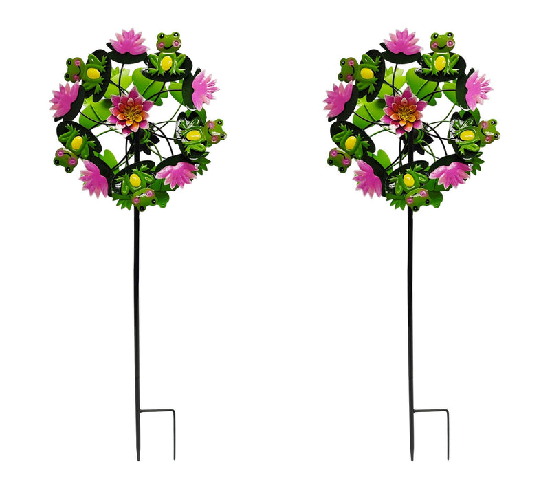 "As Is" Temp-tations Outdoors Set of 2 Mini Wind Spinners — View 19