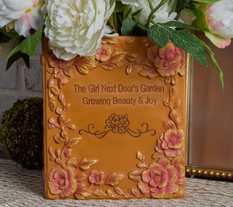 "As Is" Girl Next Door by Carolyn Gracie Gardening Book Planter — View 2