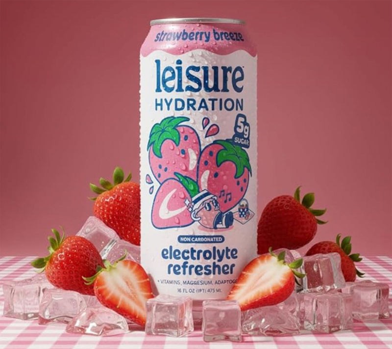 Leisure Hydration (12) 16-oz Cans Electrolyte Refreshers — View 6