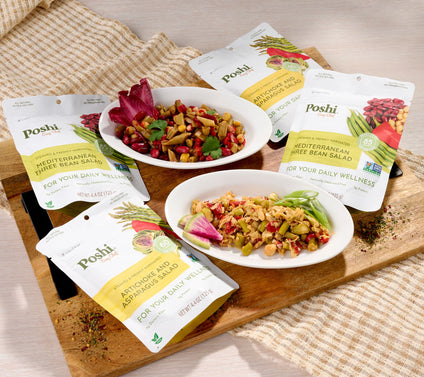 Poshi (6) Seasoned Ready to Serve Vegetable Side Dishes