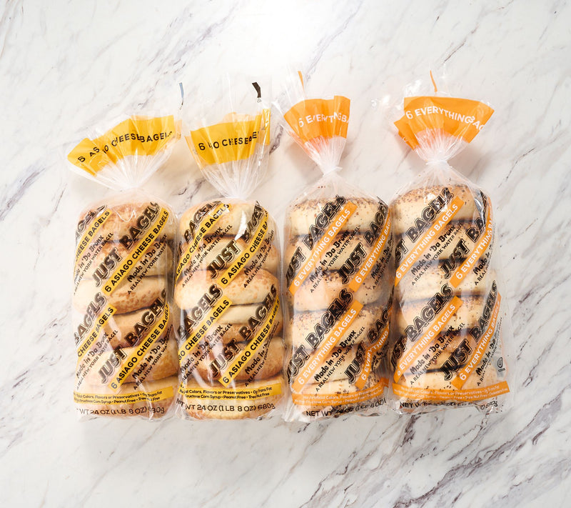 Just Bagels (24) 4-oz NYC Bagels In Choice of Flavor — View 2