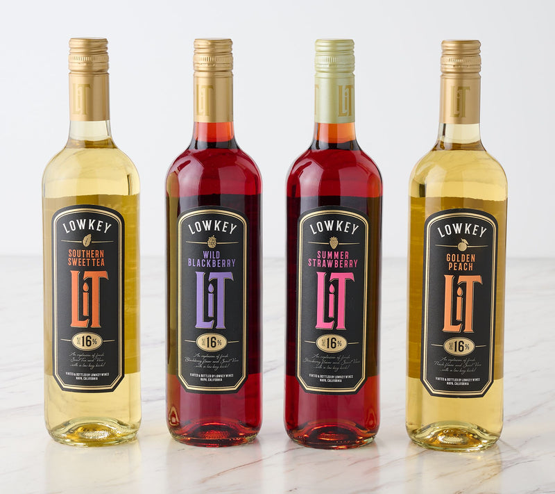 Hemispheres (4) 750-ml Btls Low Key Sweet Tea & Fruit Moscato — View 3