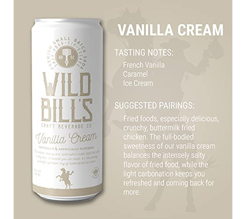 Wild Bills (12) 12-oz Craft Soda Cans — View 6