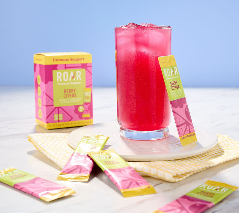 Roar Immune Support 12-pkt Vitamin & Electrolyte Drink Mix — View 3