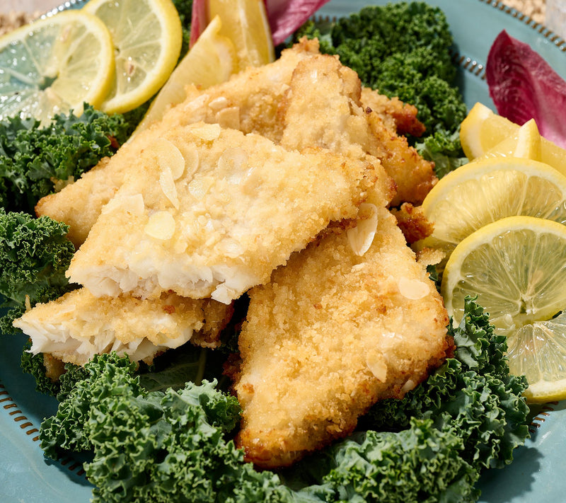Anderson Seafoods (12) 4-oz Almond Crusted Wild Alaskan Pollock — Main view