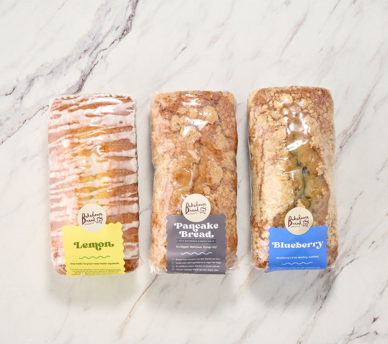 Bakehouse Bread (3) 14oz Sweet Bread Loaves — View 2