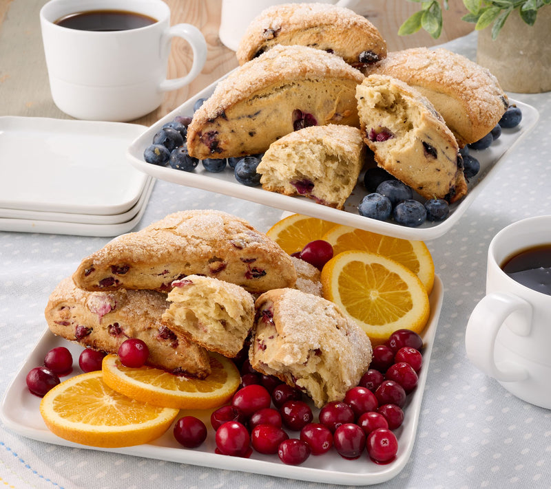 David's Cookies (12) 4oz Ready to Bake Scones in Fruit Favorites — View 5
