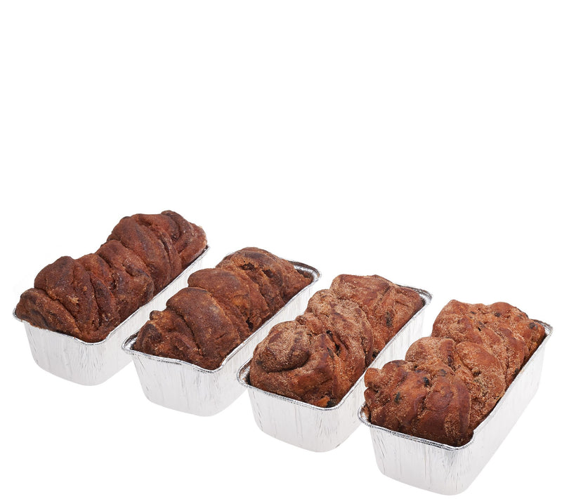 Jimmy the Baker (4) 1-lb Cinnamon Bread Loaves — View 2