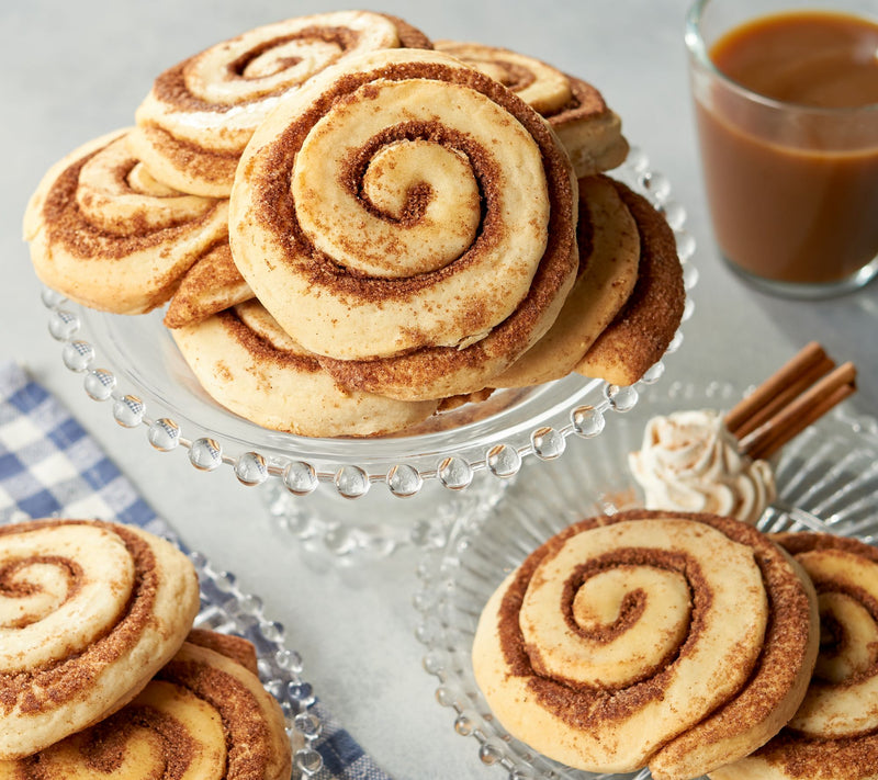 CinnaMom Bakery (16) 3-oz Gourmet Hand Rolled CinnaSwirls — Main view