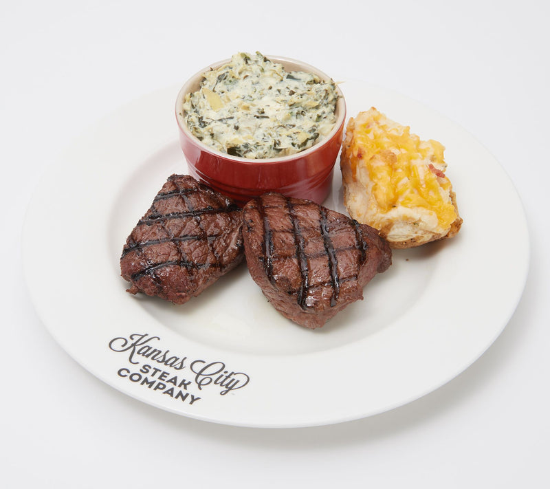 Kansas City Steak Co. (8) 4-oz Top Sirloin Steaks w/ (8) Potatoes — Main view