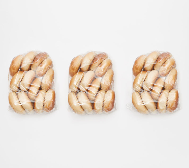 Just Bagels (36) 1.8-oz NYC Kettle Boiled Mini Bagel Sampler — View 2