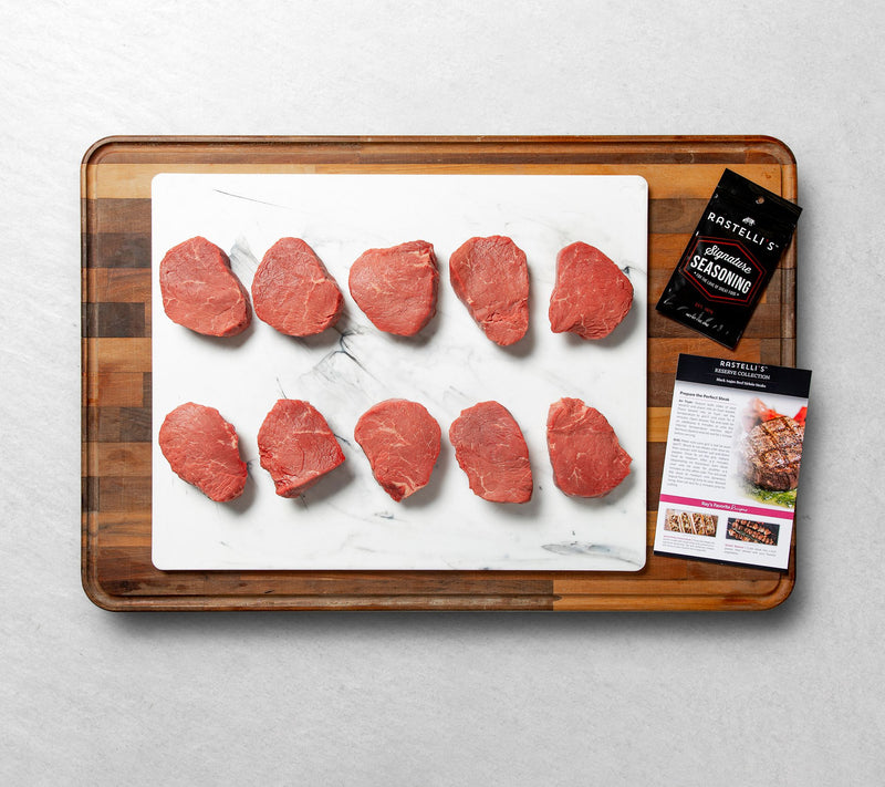 Rastelli's (10) 6-oz Reserve Center Cut Sirloin Steaks — View 2