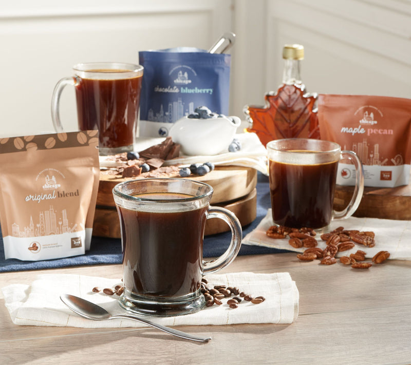 Chicago French Press (5) 3-oz Bags Ground Coffee Variety Pack — Main view