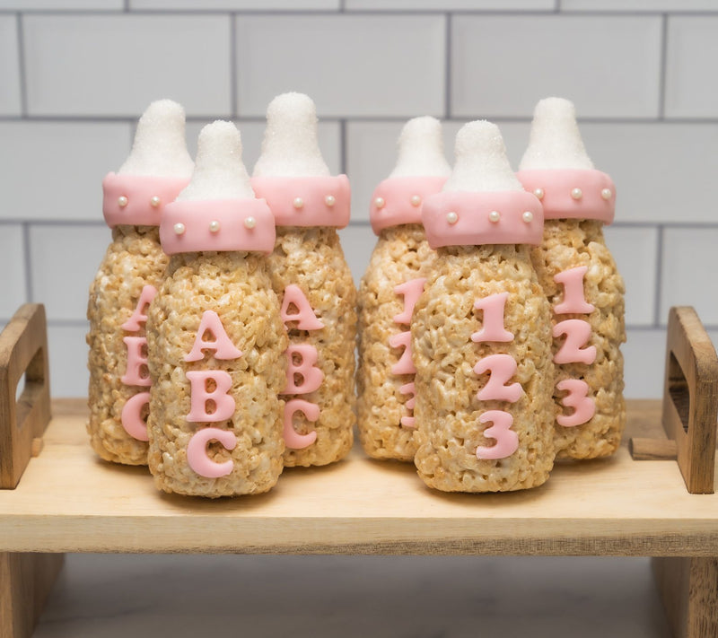 Creative Crispies 6 Piece Pink Baby Bottle GiftSet — View 3