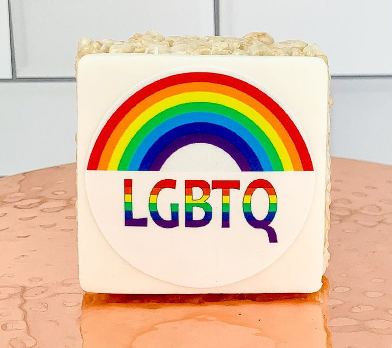 Creative Crispies 12 Piece LGBTQ Logo Treats — Main view