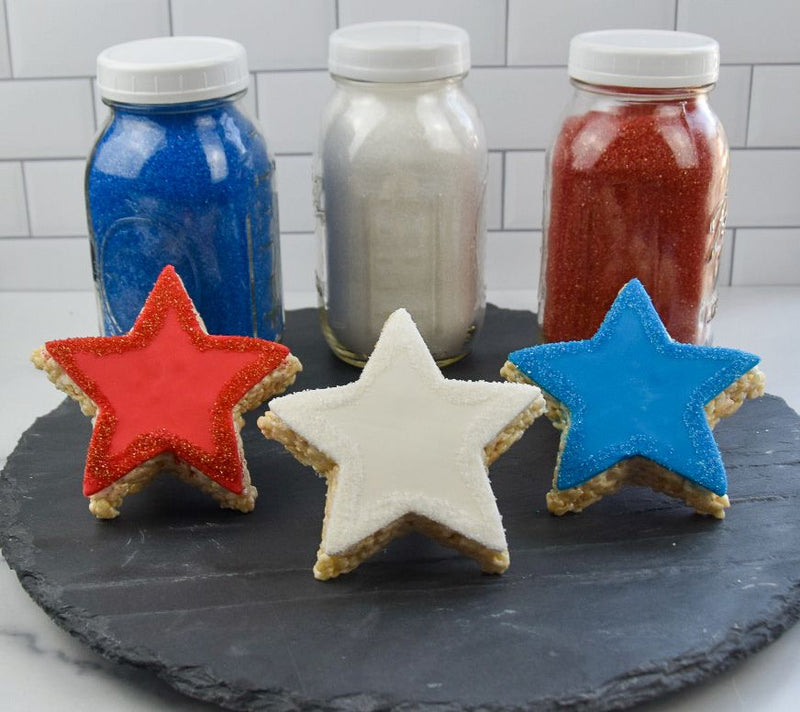 Creative Crispies 12-Piece Red, White & Blue St ar Treats — View 5