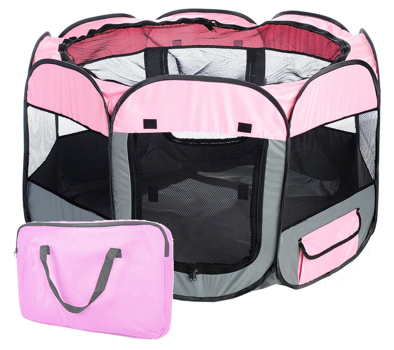 Pet Life All-Terrain Wire-Framed Collapsible Trvel Playpen — View 9