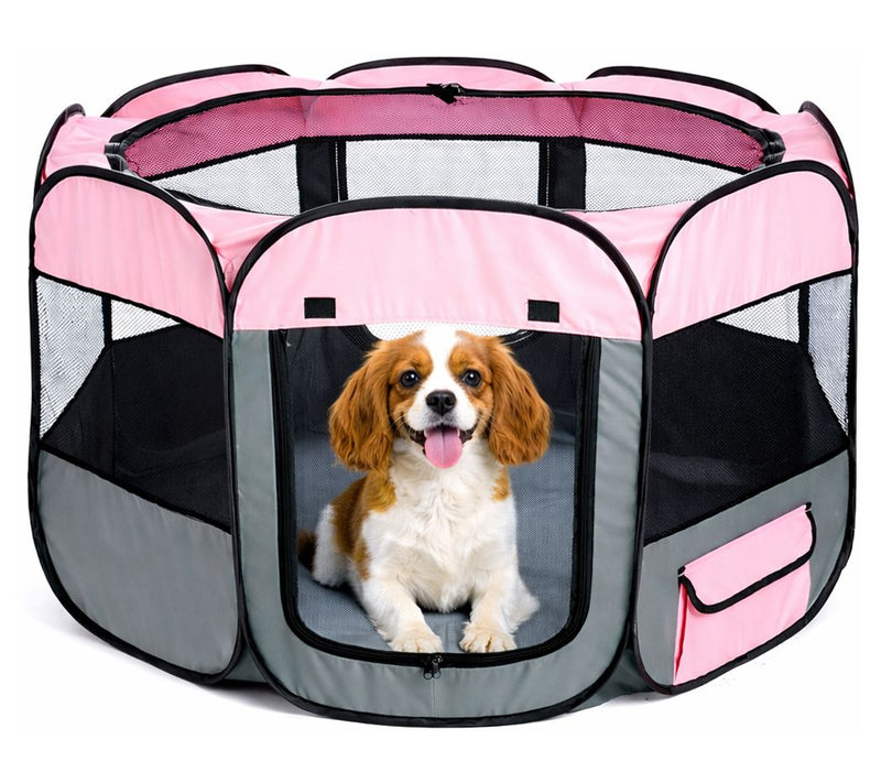 Pet Life All-Terrain Wire-Framed Collapsible Trvel Playpen — View 13
