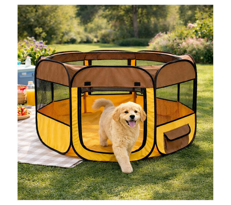 Pet Life All-Terrain Wire-Framed Collapsible Trvel Playpen — View 16