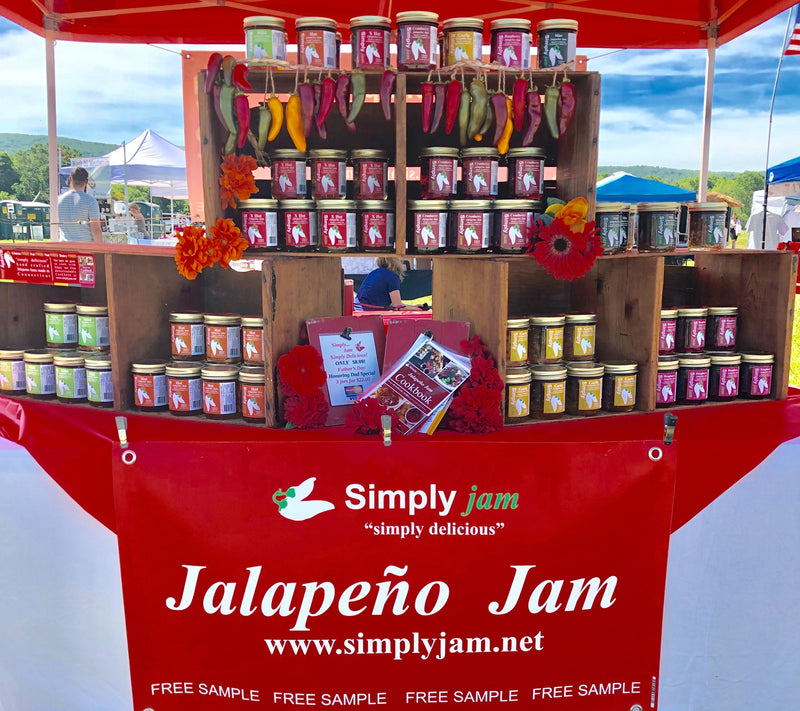 Simply Jam (2) 8 oz Pack Cranberry & Pineapple Hot Pepper Jam — View 2