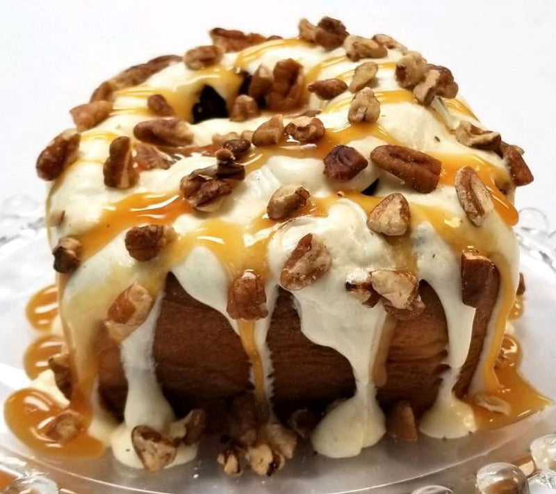 CinnaMom Bakery (12) Individual Caramel Pecan Cinnamon Rolls — Main view