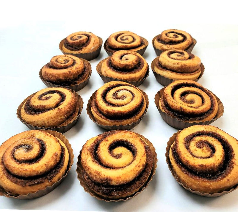 CinnaMom Bakery (12) Individual Caramel Pecan Cinnamon Rolls — View 2