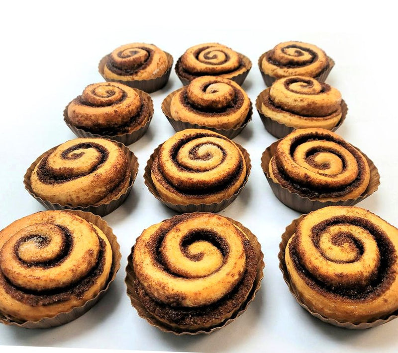 CinnaMom Bakery (12) Individual Pumpkin Pecan C innamon Rolls — View 2