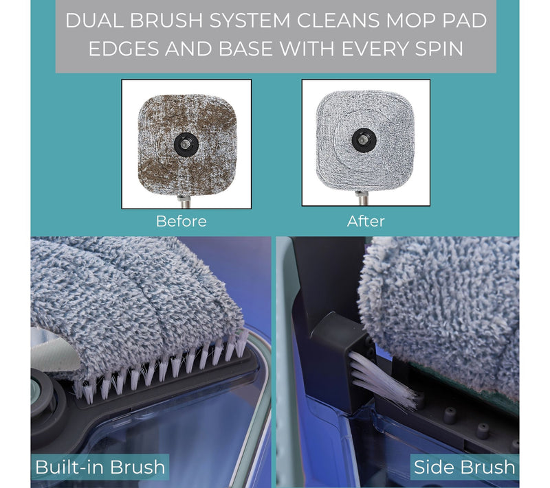 True & Tidy SPIN-800 TrueClean Mop and Bucket System — View 3