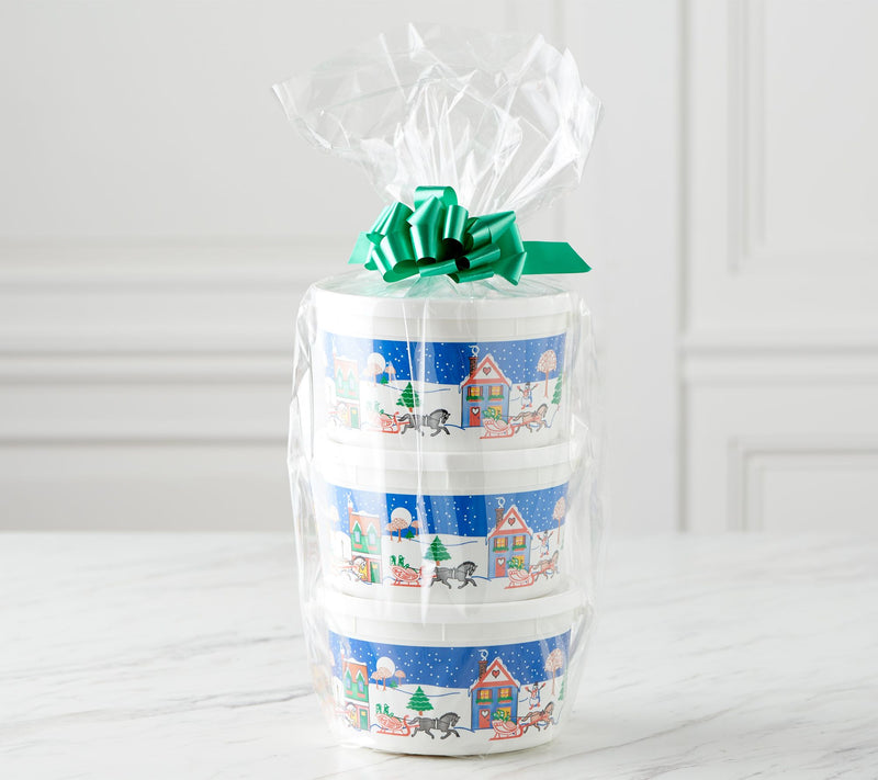 Cooper Candy (3) 1-lb Nut Brittle in Holiday Tubs — View 2