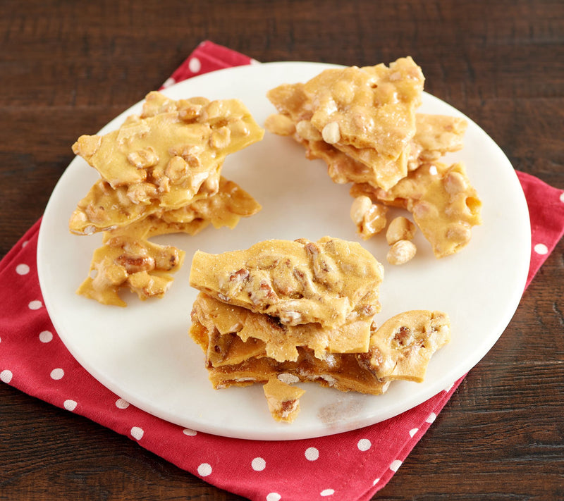 Cooper Candy (3) 1-lb Nut Brittle in Holiday Tubs — View 3