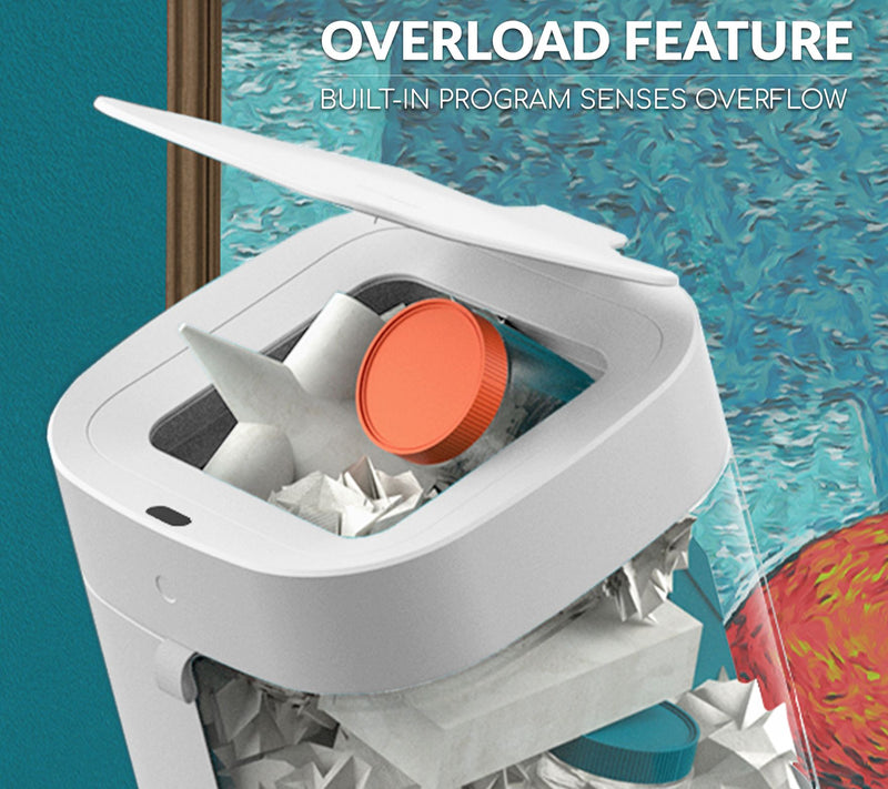 Townew T02A WHITE 3.5 Gallon Smart Trash Can — View 7